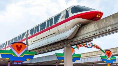 A photo of a Monorail at Walt Disney World.
