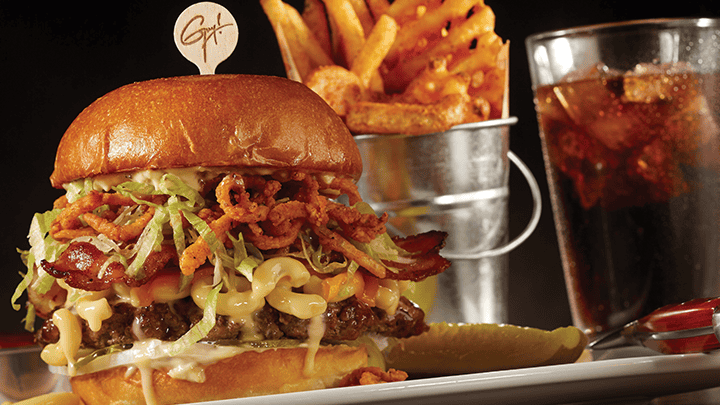 Planet Hollywood burger