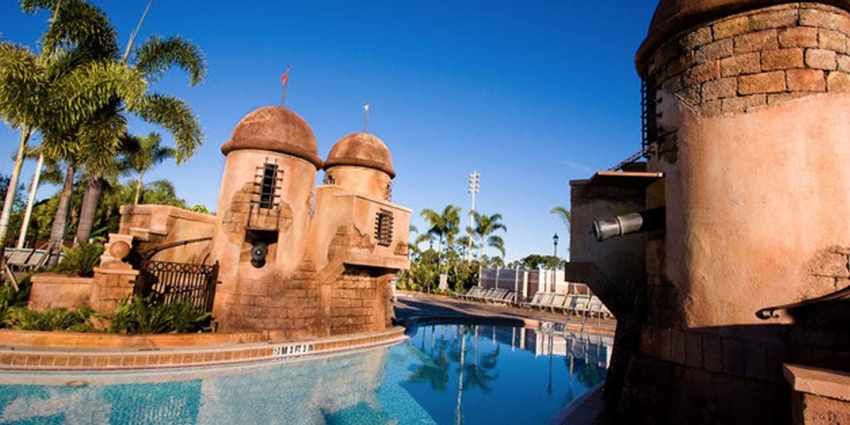Disney's Caribbean Beach Resort Pool Area