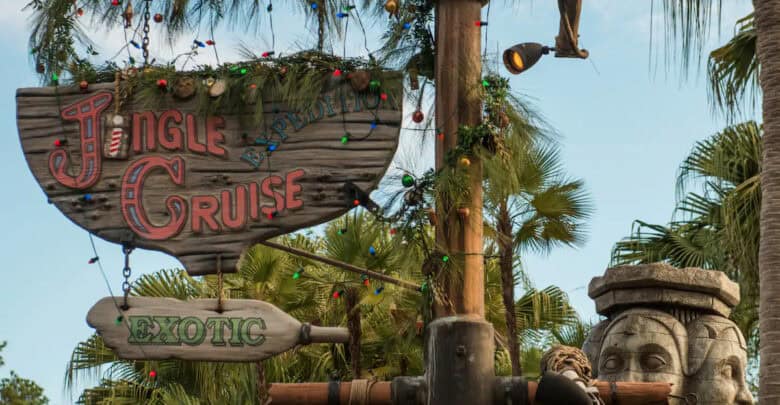 Jingle Cruise sign