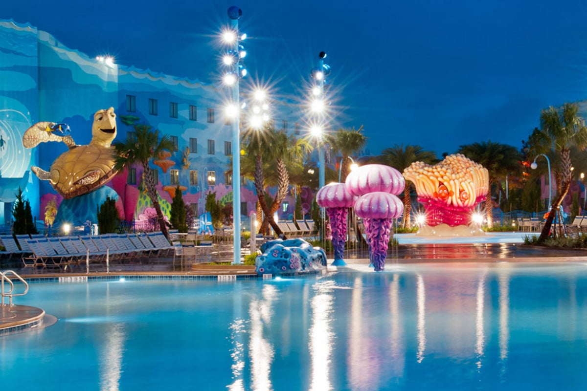 Big Blue Pool, Disney's Art of Animation Resort
