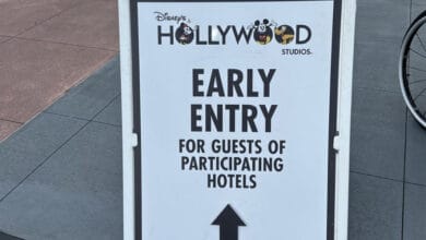 Early Theme Park Entry Sign, Disney's Hollywood Studios