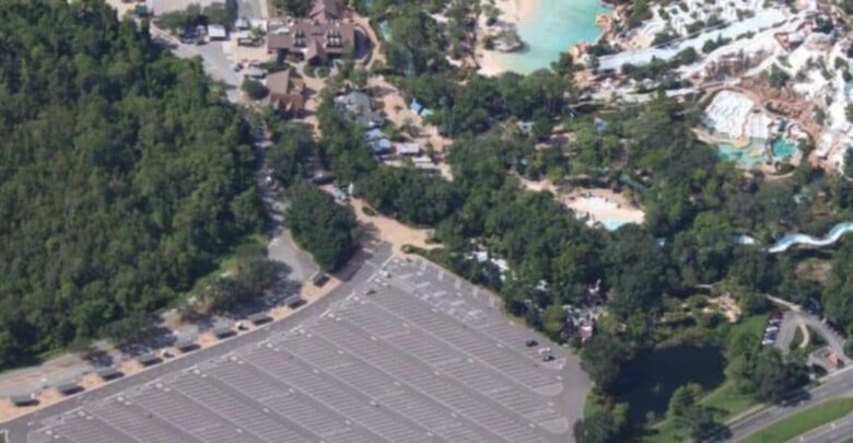 Disneyland Aerial Shot
