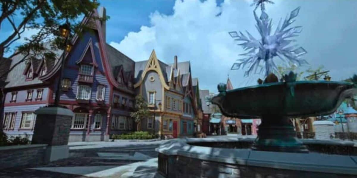 Disneyland park frozen