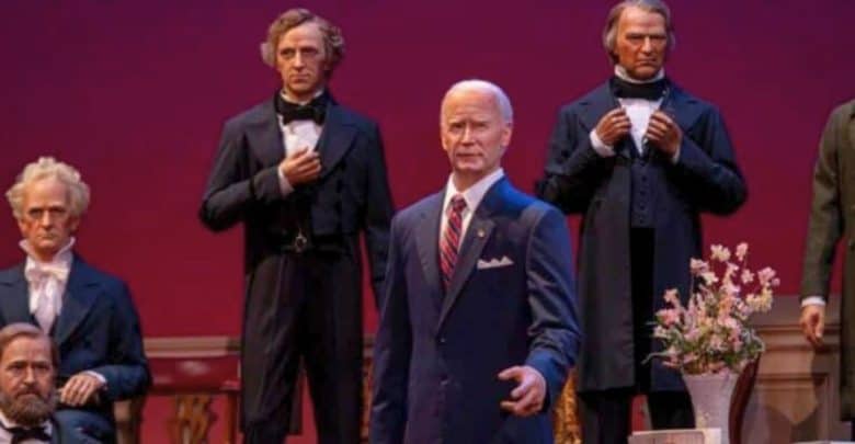 hall of presidents joe biden animatronic