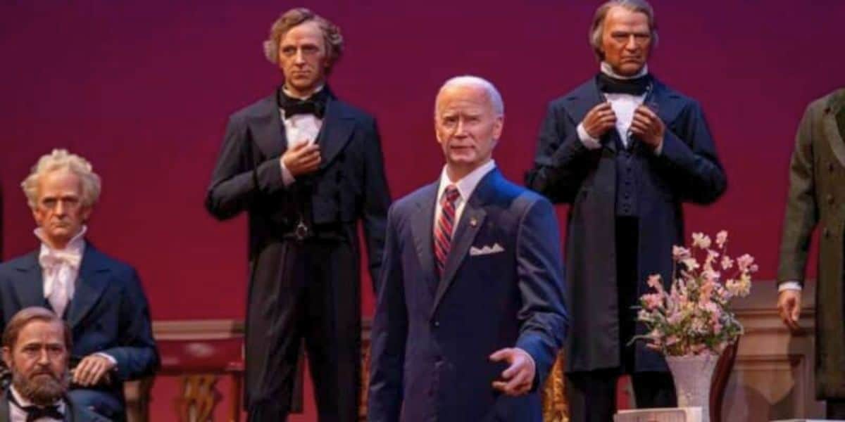 hall of presidents joe biden animatronic