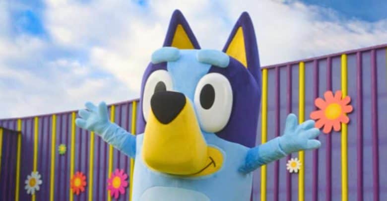 Bluey at CBeebies Land in Alton Towers