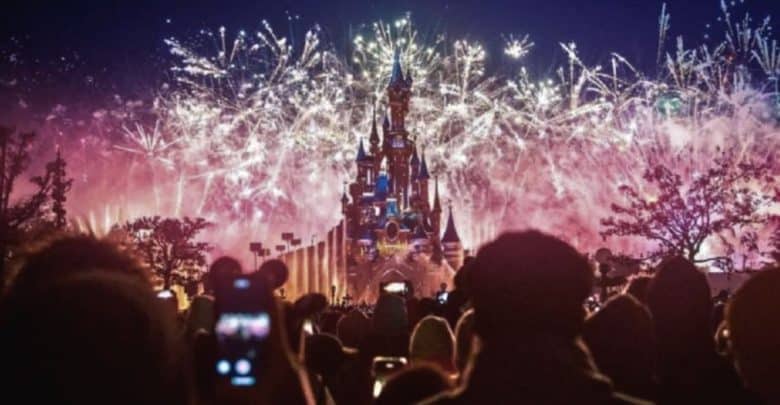Disneyland Paris New Year's Eve fireworks