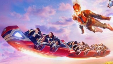 Guests experience Avengers Assemble: Flight Force alongside Captain Marvel