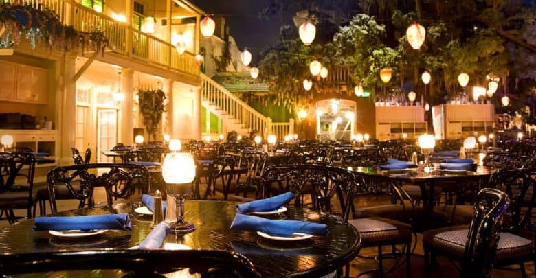 Blue Bayou restaurant interior at Disneyland