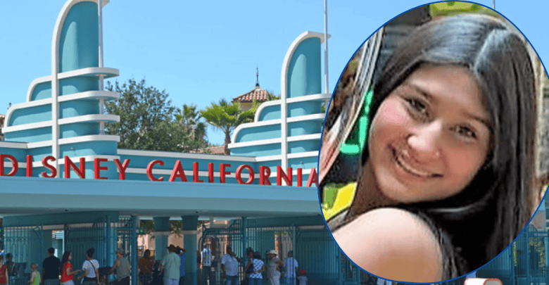 Left: Sleeping Beauty Castle at Disneyland Park, Right: Annie Kathleen, 16, who went missing after visiting Disney California Adventure