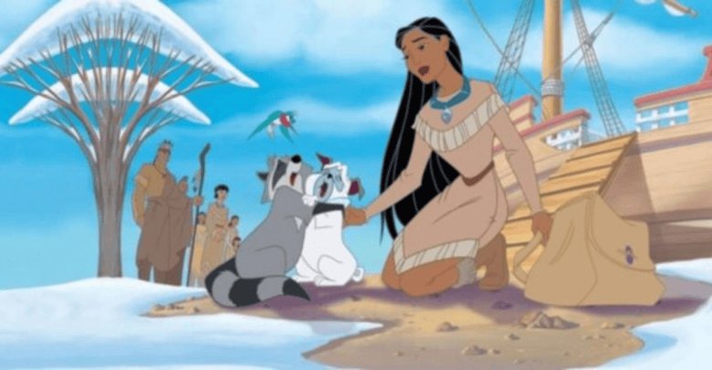 Animated scene from Disney’s 'Pocahontas II.'