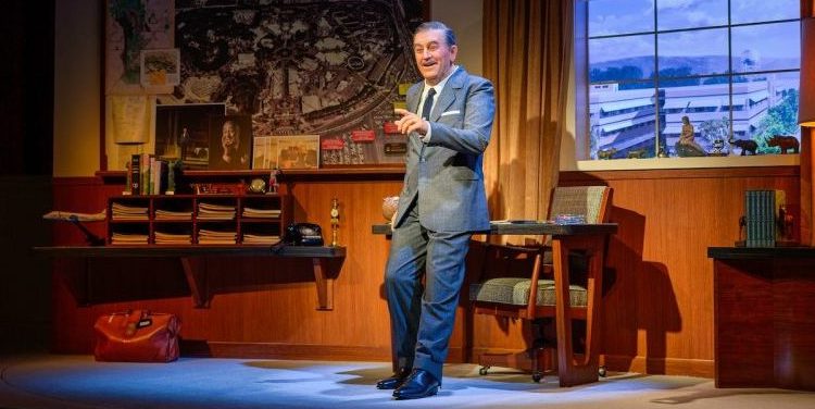 “Walt Disney – A Magical Life” debuts at the Main Street Opera House in Disneyland Park in Anaheim, Calif., on July 17, 2025. The attraction features a cinematic presentation of Walt Disney’s journey, culminating in a visit with Walt in his office, made possible through the magic of Audio-Animatronics storytelling. (Richard Harbaugh/Disneyland Resort)