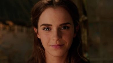 A young woman with long brown hair and light skin looks directly at the camera with a gentle smile, set against a softly blurred, warm-toned background.
