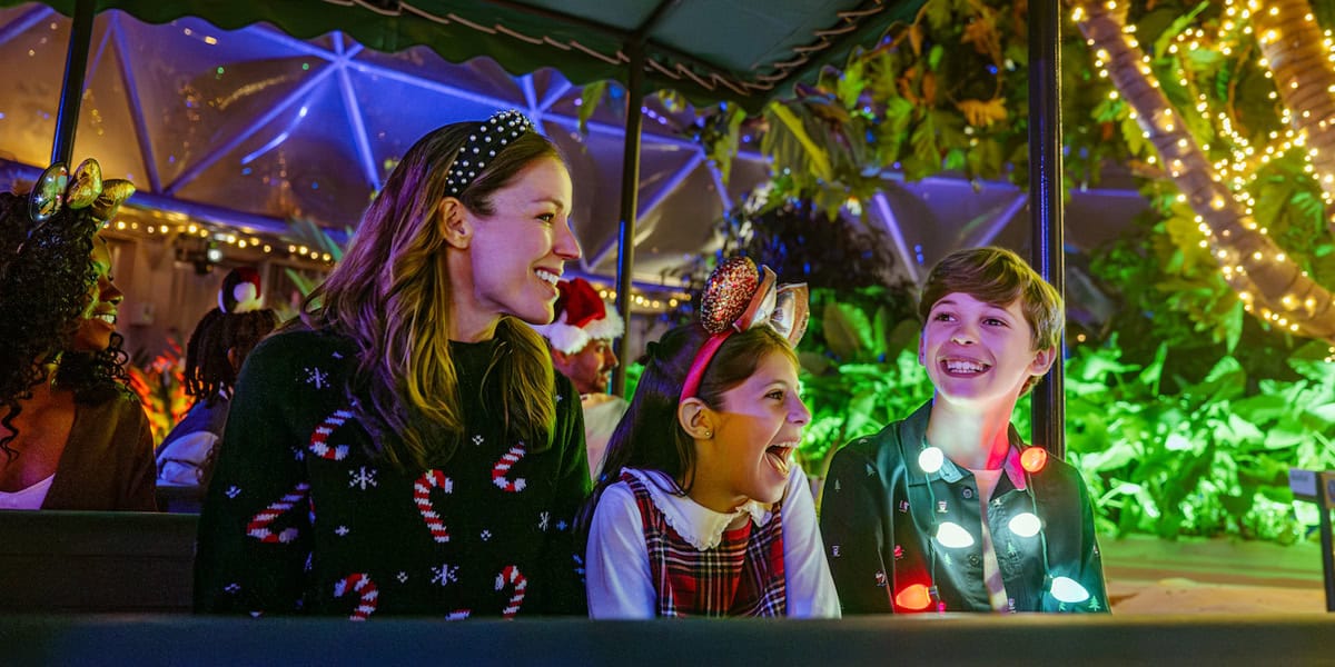People ride Living With the Land – Glimmering Greenhouses