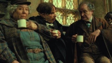 Miriam Margolyes as Professor Sprout in Harry Potter and the Deathly Hallows Part 2
