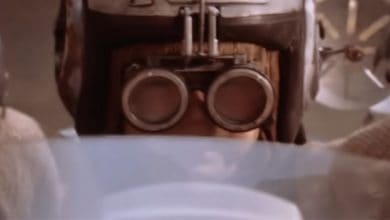 Anakin in his podracer in 'The Phantom Menace'