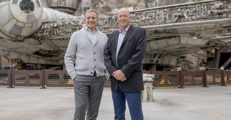 Bob Iger and Bob Chapek