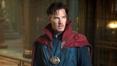 Doctor Strange after a fight