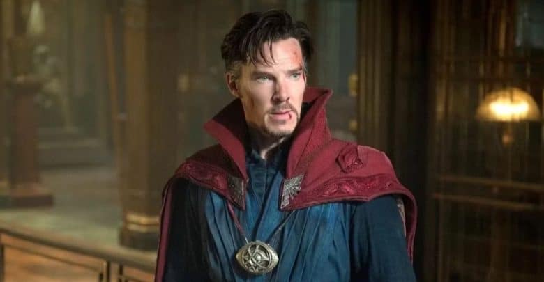 Doctor Strange after a fight