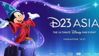 Mickey Mouse dons his classic wizard hat to celebrate the return of D23 Asia, coming to Singapore in 2027 for Disney fans.