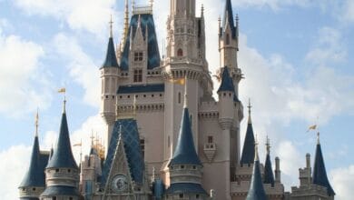 Cinderella Castle at Magic Kingdom, a landmark since the park’s 1971 opening.