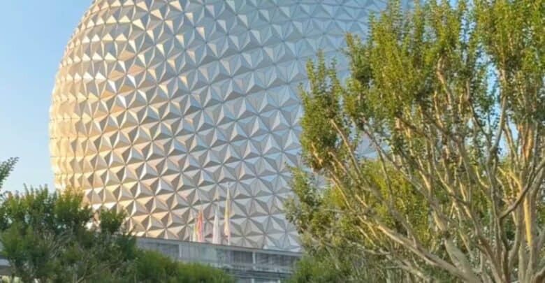Spaceship Earth at Disney World.