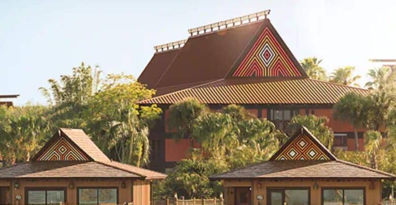 Longhouses at Disney’s Polynesian Village Resort.