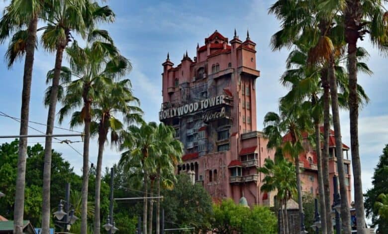 The Twilight Zone Tower of Terror at Disney’s Hollywood Studios.
